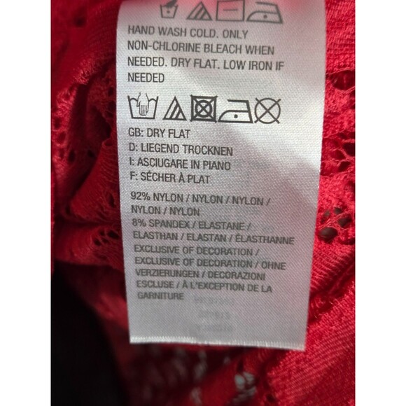 Susan Graver Beach Coverup Kimono Top‎ Women M Coral Pink Boho Resort Semi Sheer - Picture 8 of 9